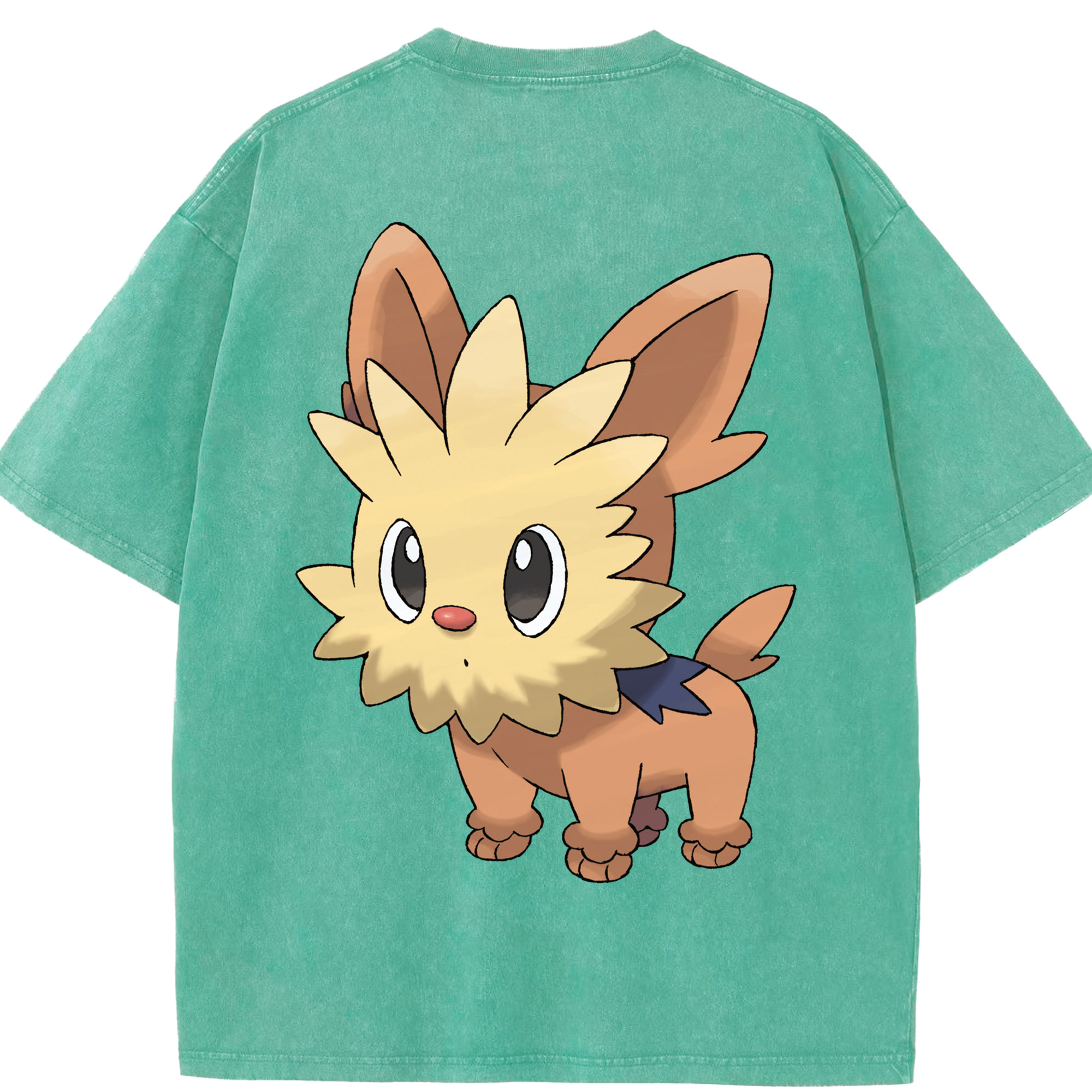 （画像用） ポケットモンスター Pokémon 綿100% ヴィンテージ風 半袖Tシャツ（背面プリント）